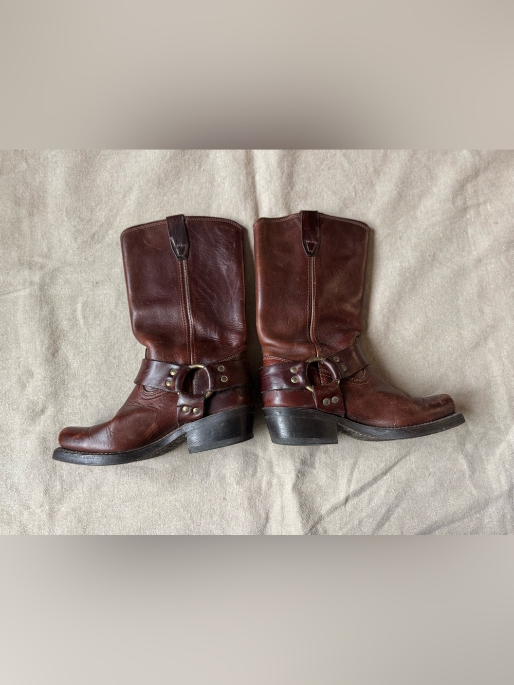 Vintage Women’s Rodeo Drive Harness Boots / Motorcycle Harness Boots